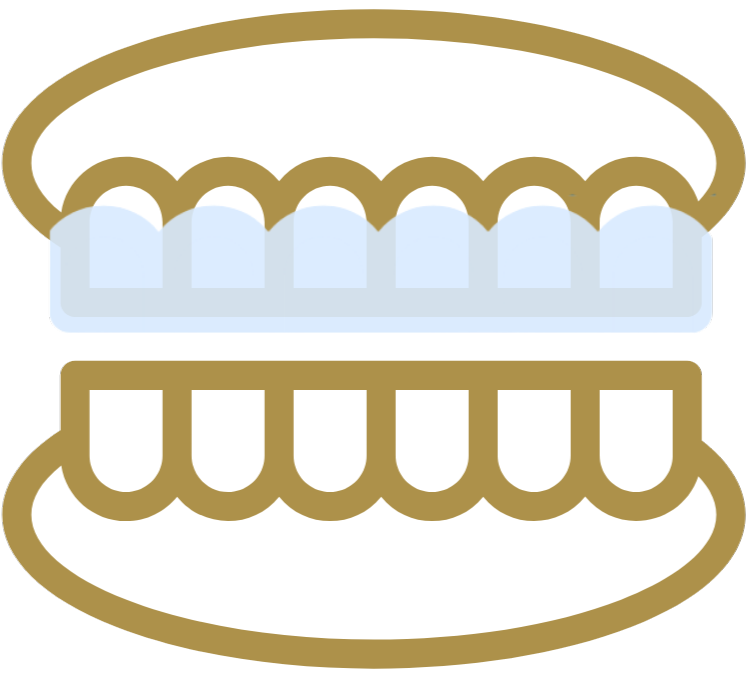 アライナー装着のアイコン。ナルト先生を中心に安心の歯科医療を提供。オールオン4ザイゴマクリニック。